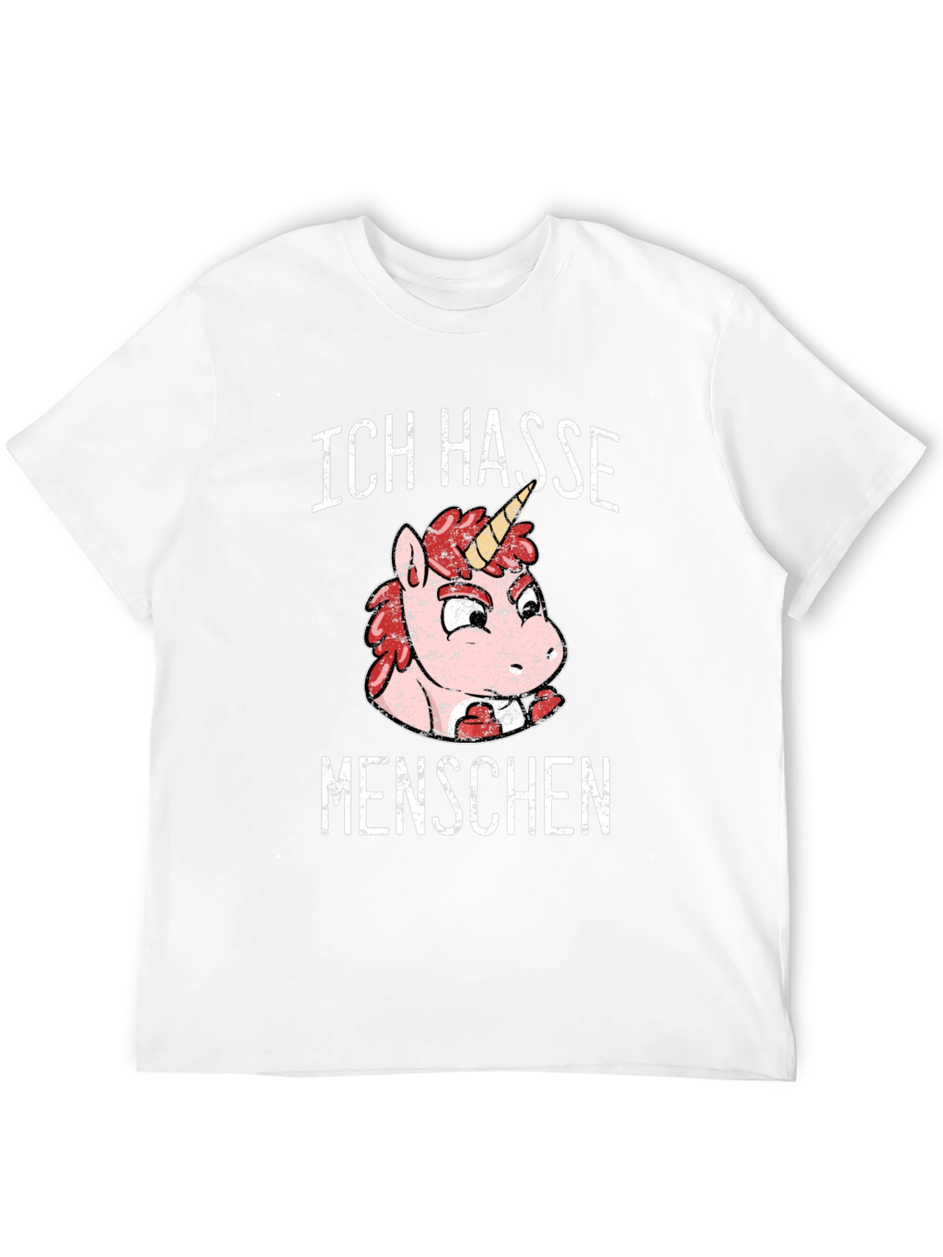 Ich Hasse Menschen Unicorn T-Shirt