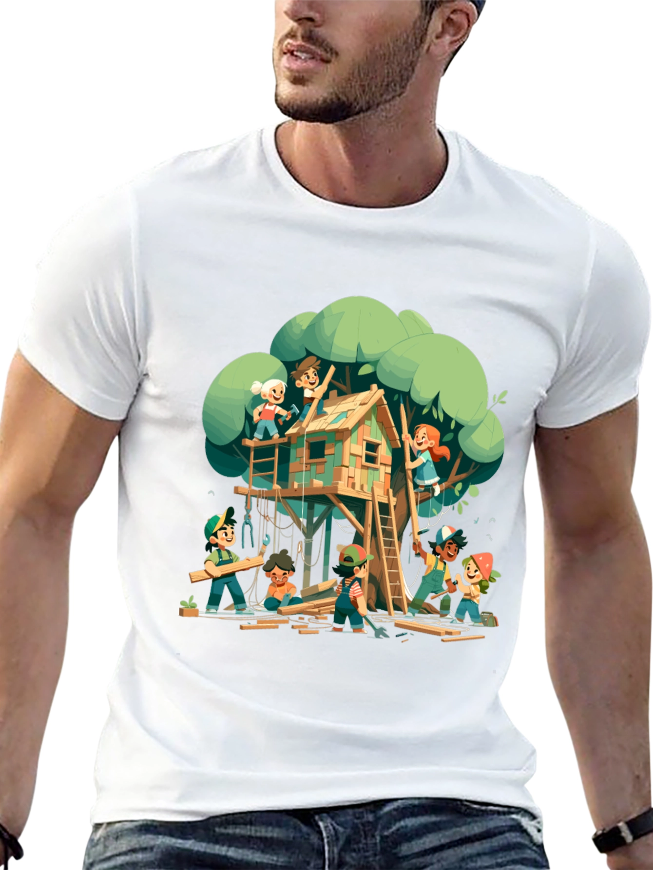 Treehouse Builder Crew T-Shirt