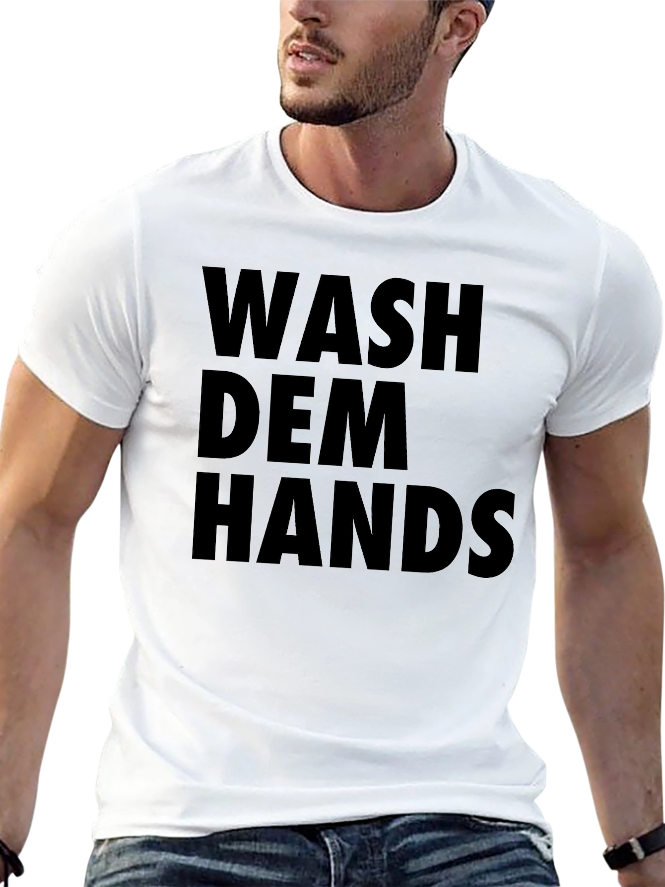 Wash Dem Hands Graphic T-Shirt