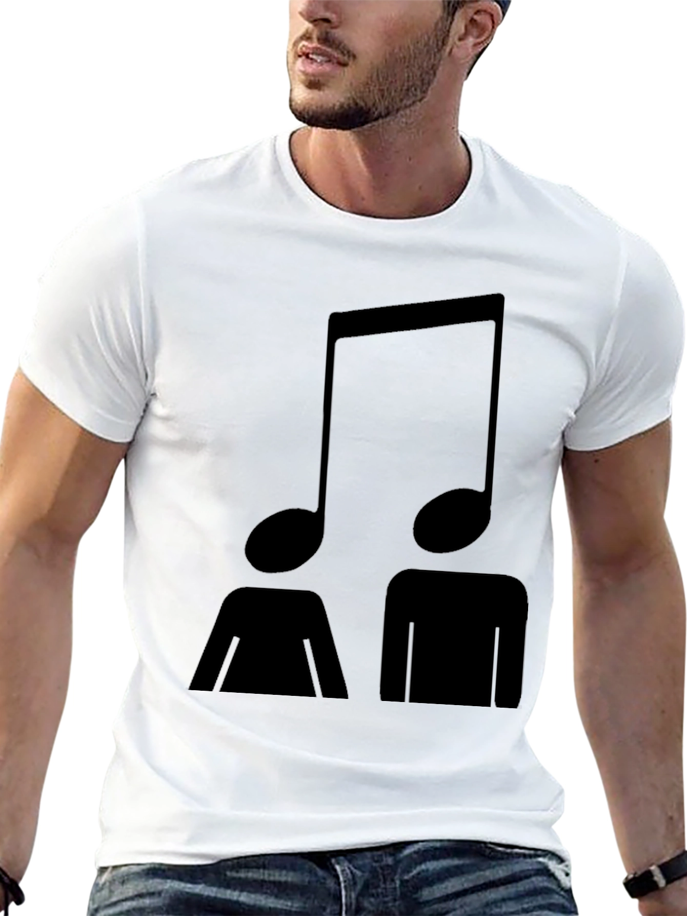 Musical Minds Tee - Black Graphic T-Shirt