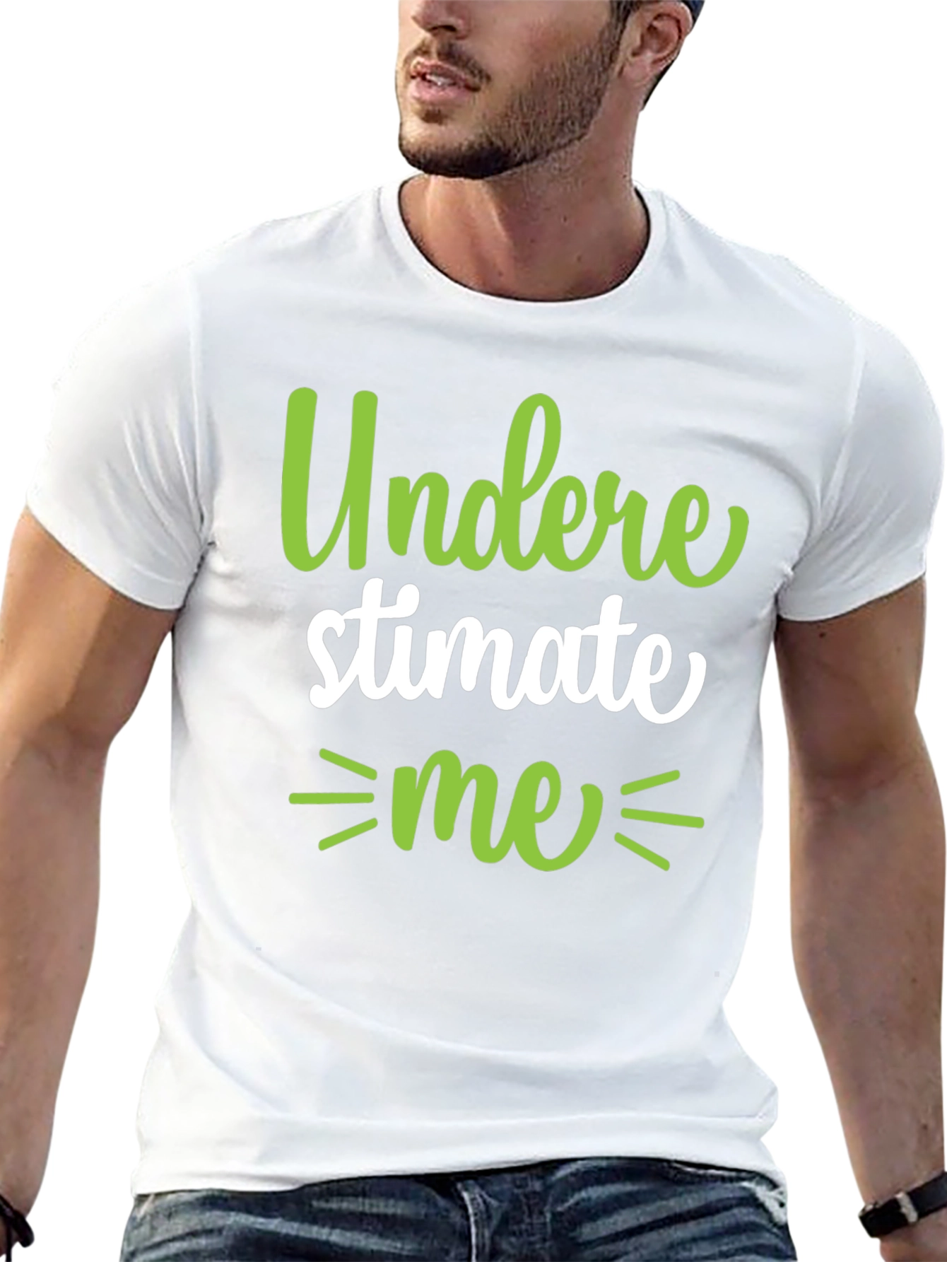 Underestimate Me Black T-Shirt