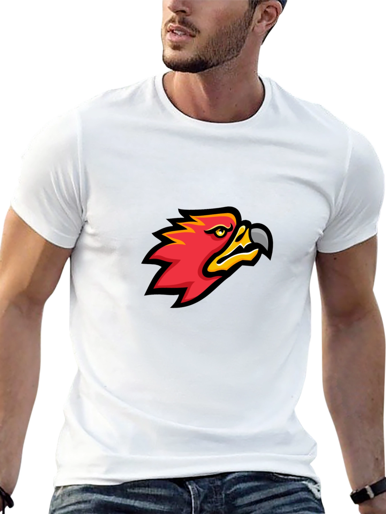 Bold Eagle Graphic Black T-Shirt
