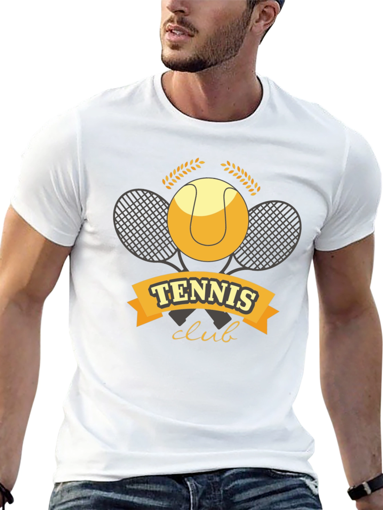 Tennis Club Graphic T-Shirt - Classic Sports Tee