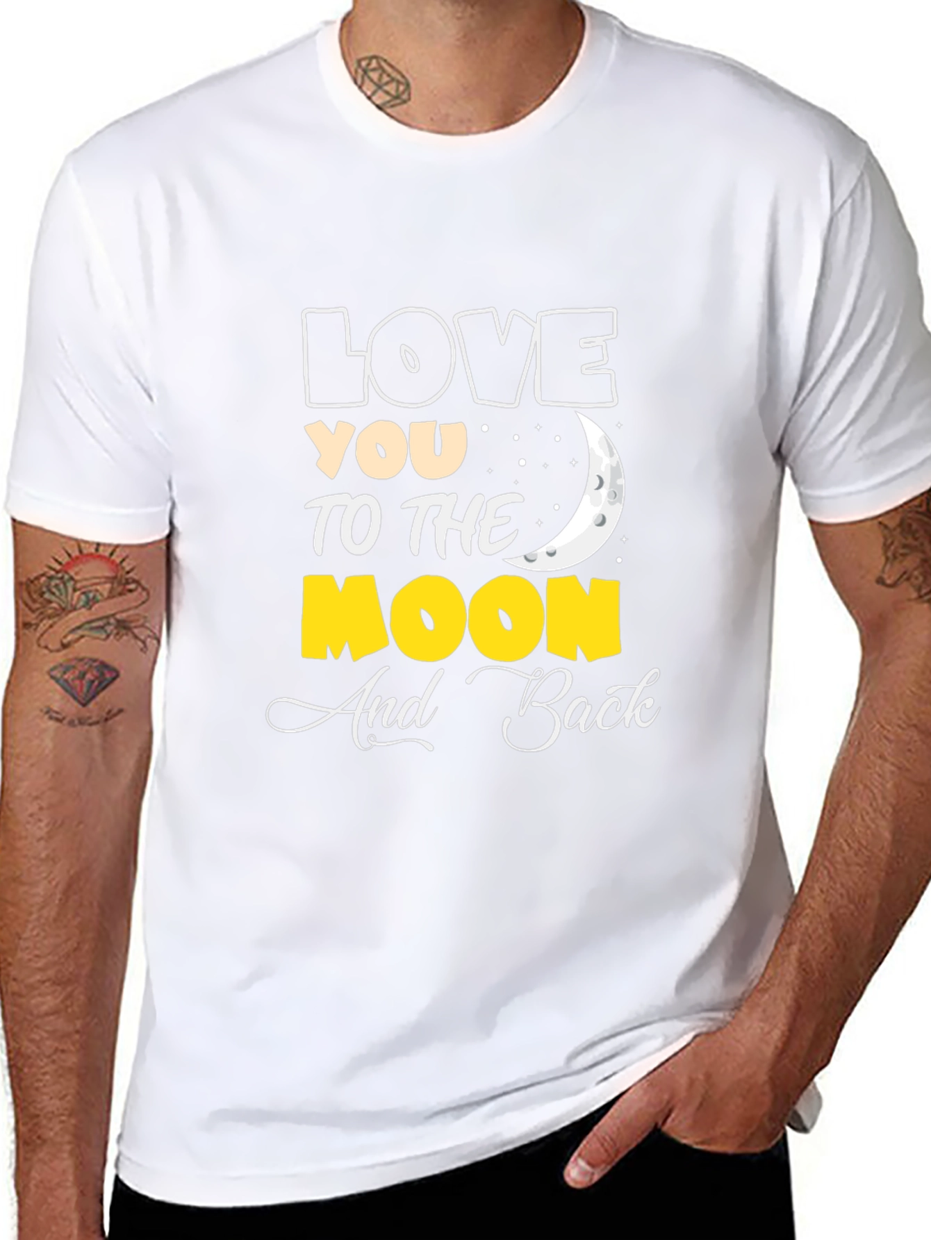 Love You to The Moon and Back Graphic Tee