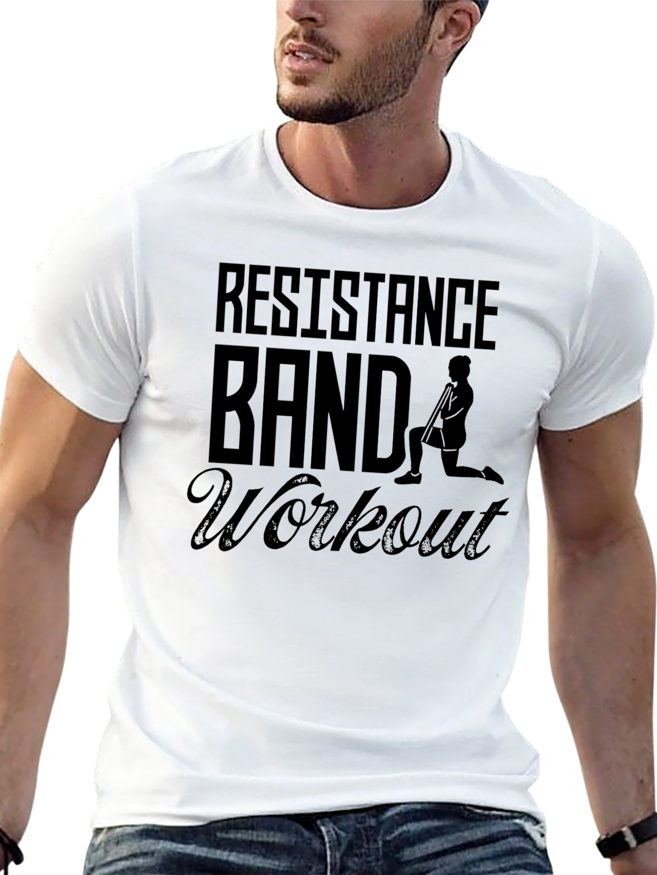Resistance Band Workout Graphic Tee