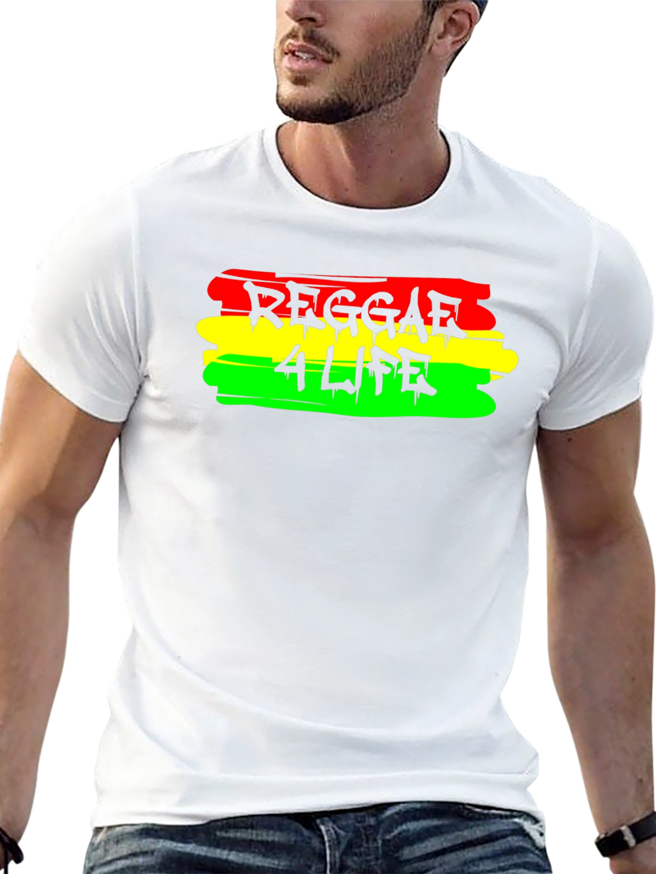 Reggae 4 Life Black T-Shirt