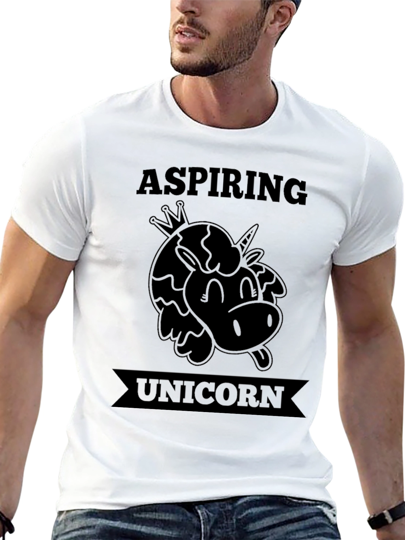 Aspiring Unicorn Funny Graphic T-Shirt