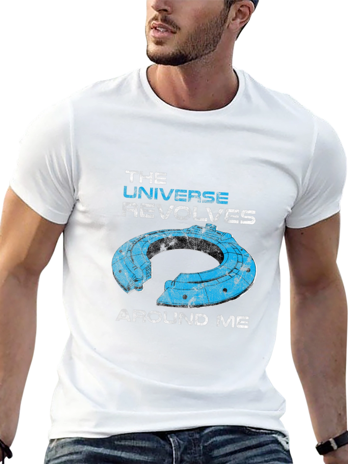 The Universe Revolves Around Me Graphic T-Shirt