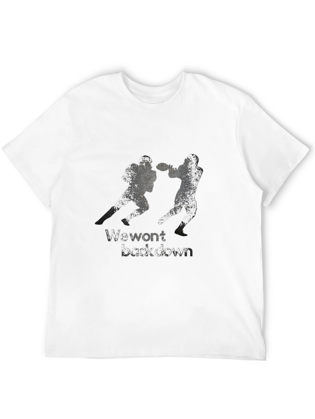 We Wont Back Down Football Graphic Tee
