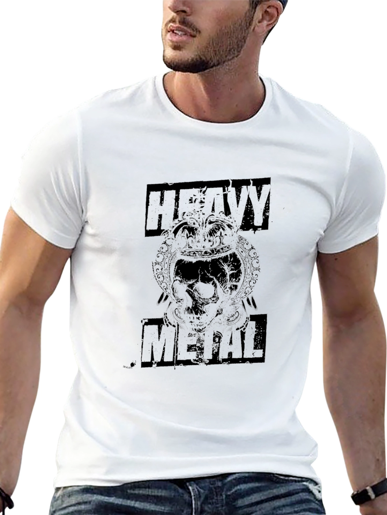 Heavy Metal Graphic Black T-Shirt