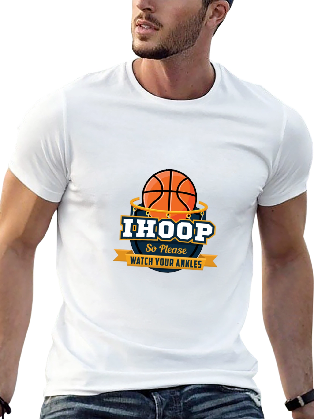 I Hoop So Please Watch Your Ankles Graphic T-Shirt