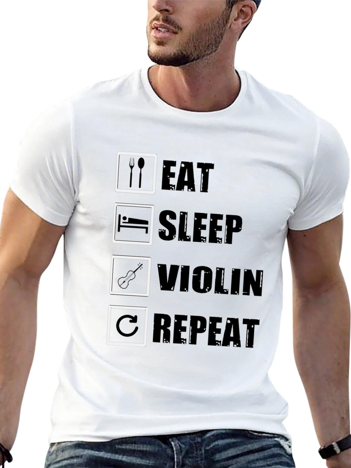 Eat Sleep Violin Repeat T-Shirt