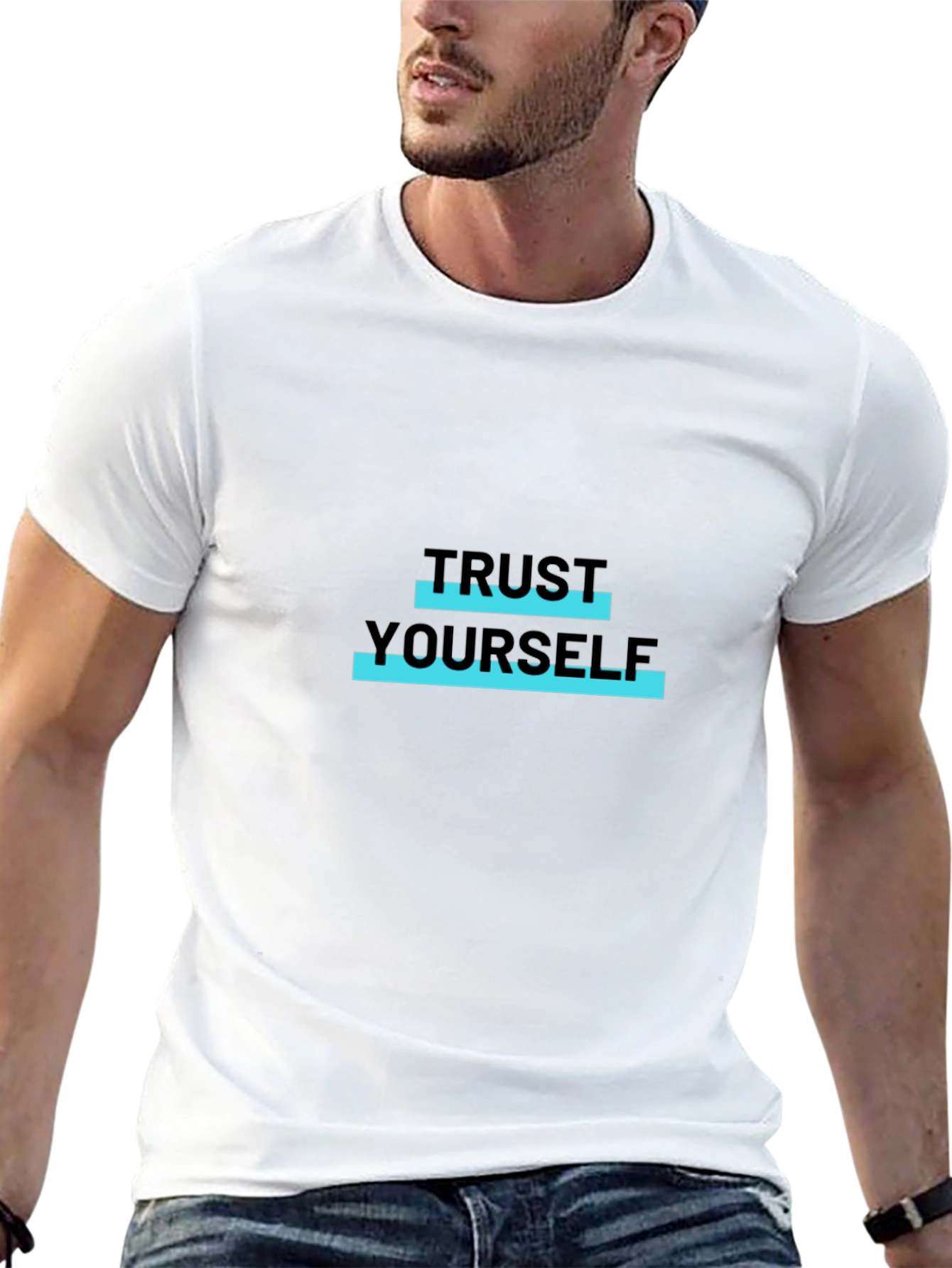 Trust Yourself Graphic Tee - Black