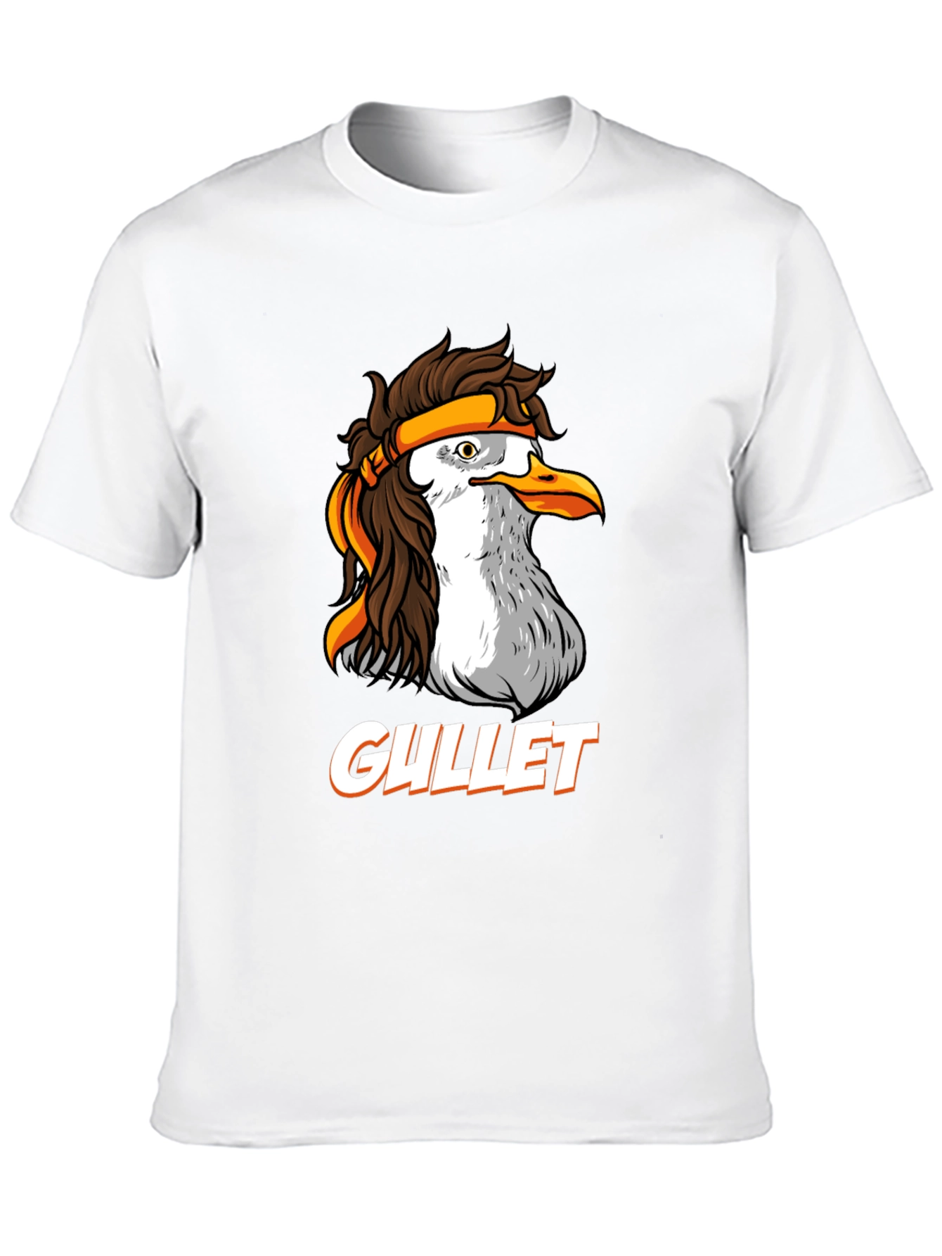 GULLET Seagull Cartoon Graphic Black T-Shirt