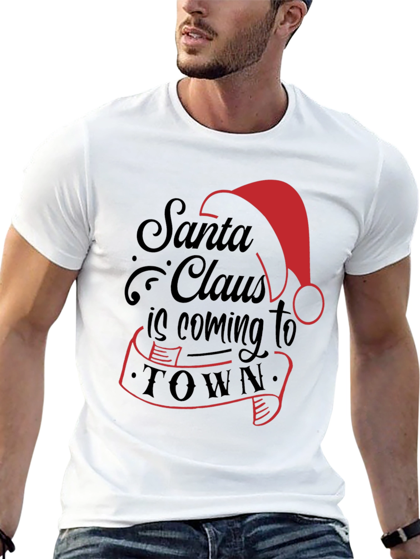 Santa Claus is Coming to Town Holiday T-Shirt