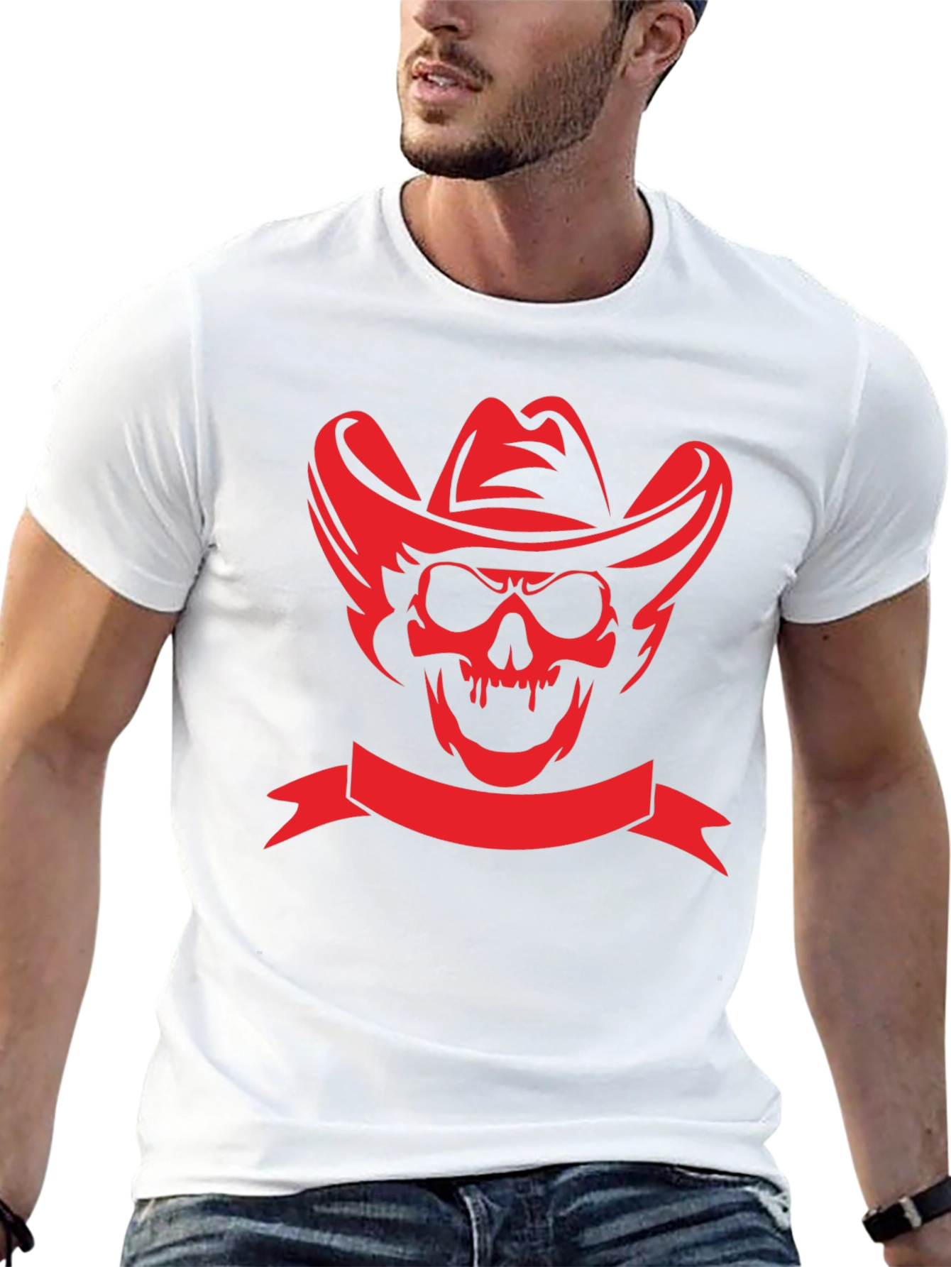 Cowboy Skull Black T-Shirt