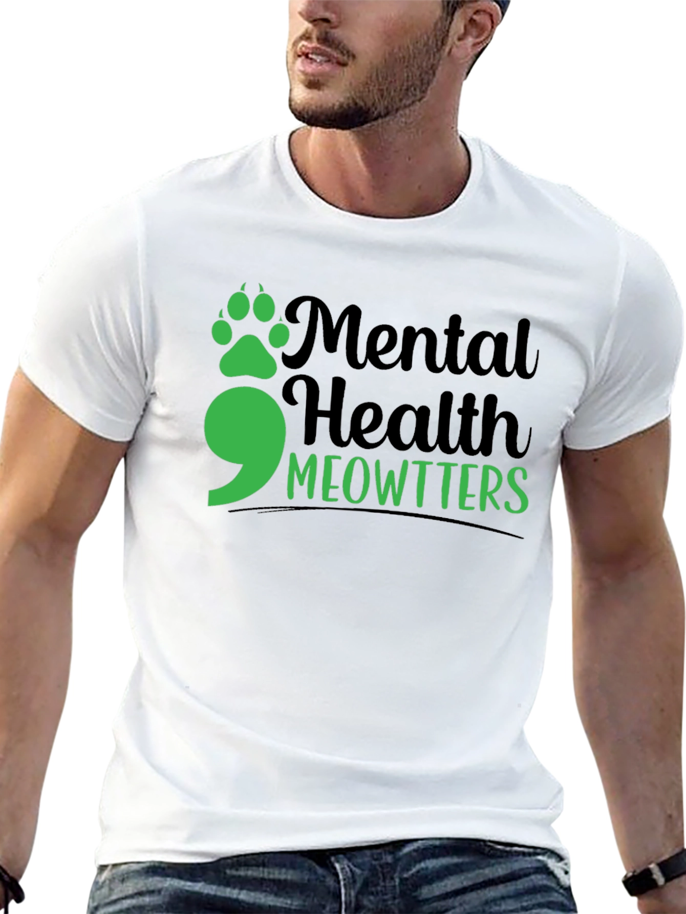 Mental Health Meowtters T-Shirt - Support Mental Health