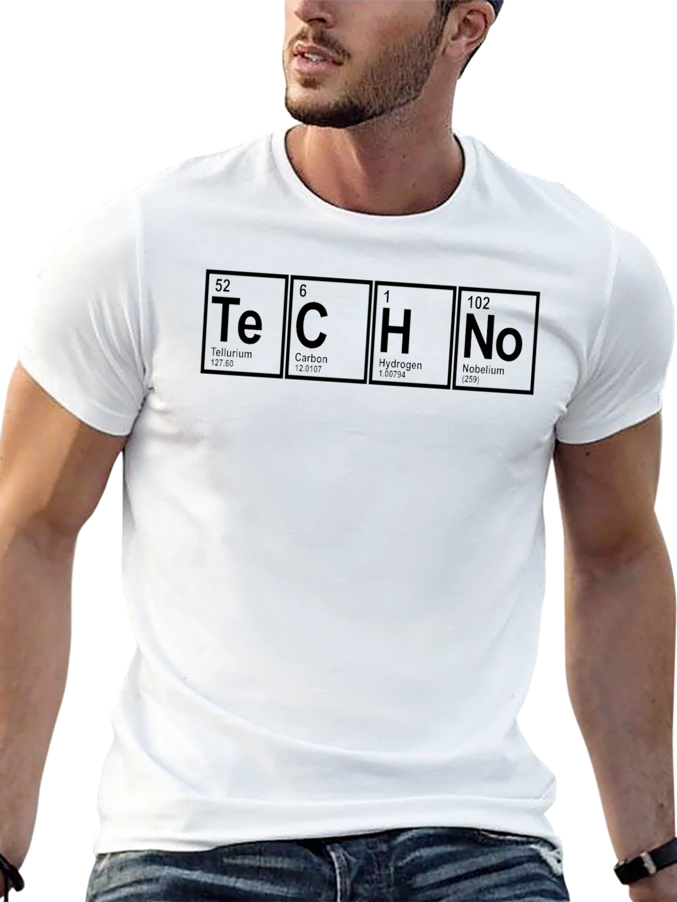 Techno Periodic Table Mens T-Shirt