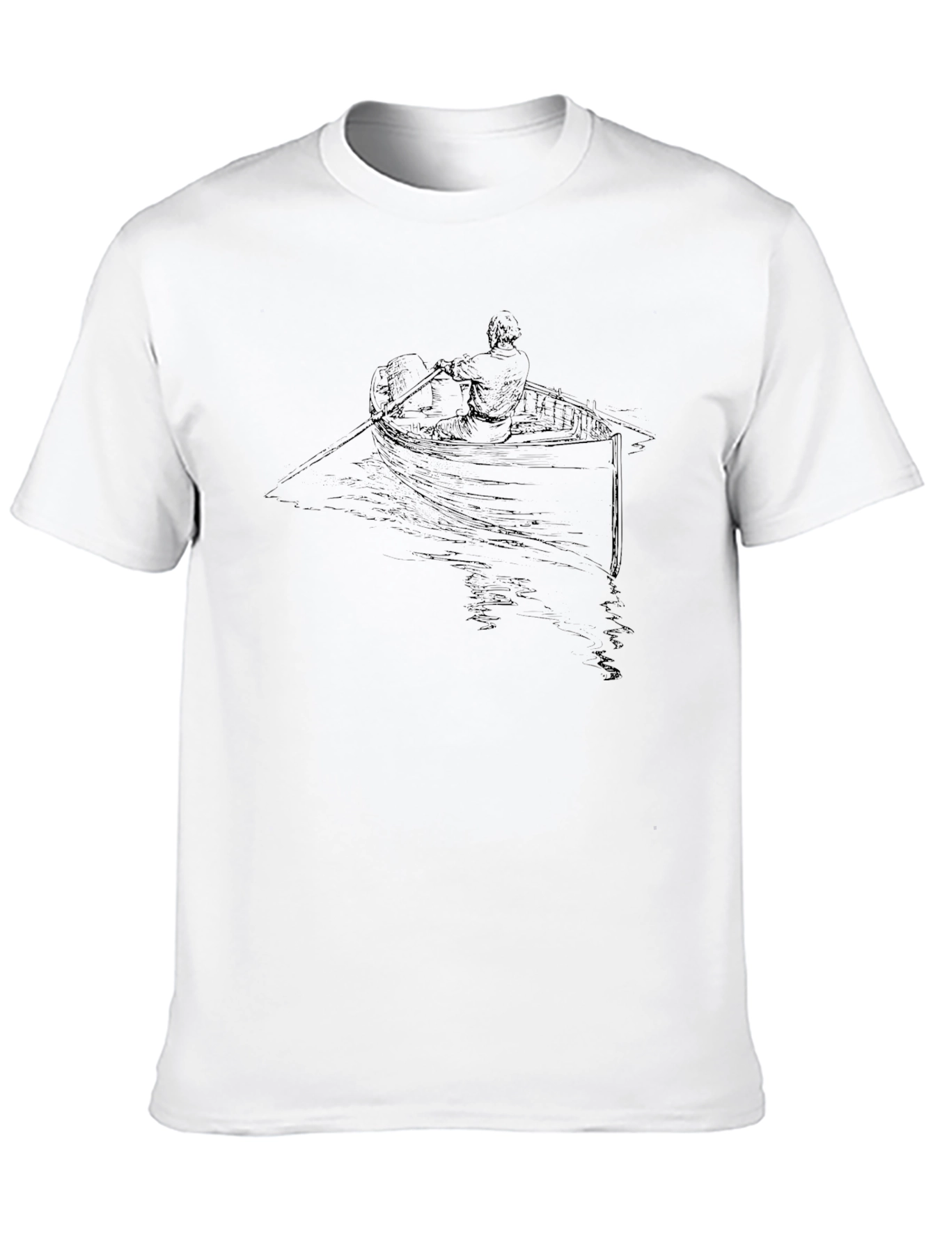 Rowboat Graphic Tee - Classic Black T-Shirt