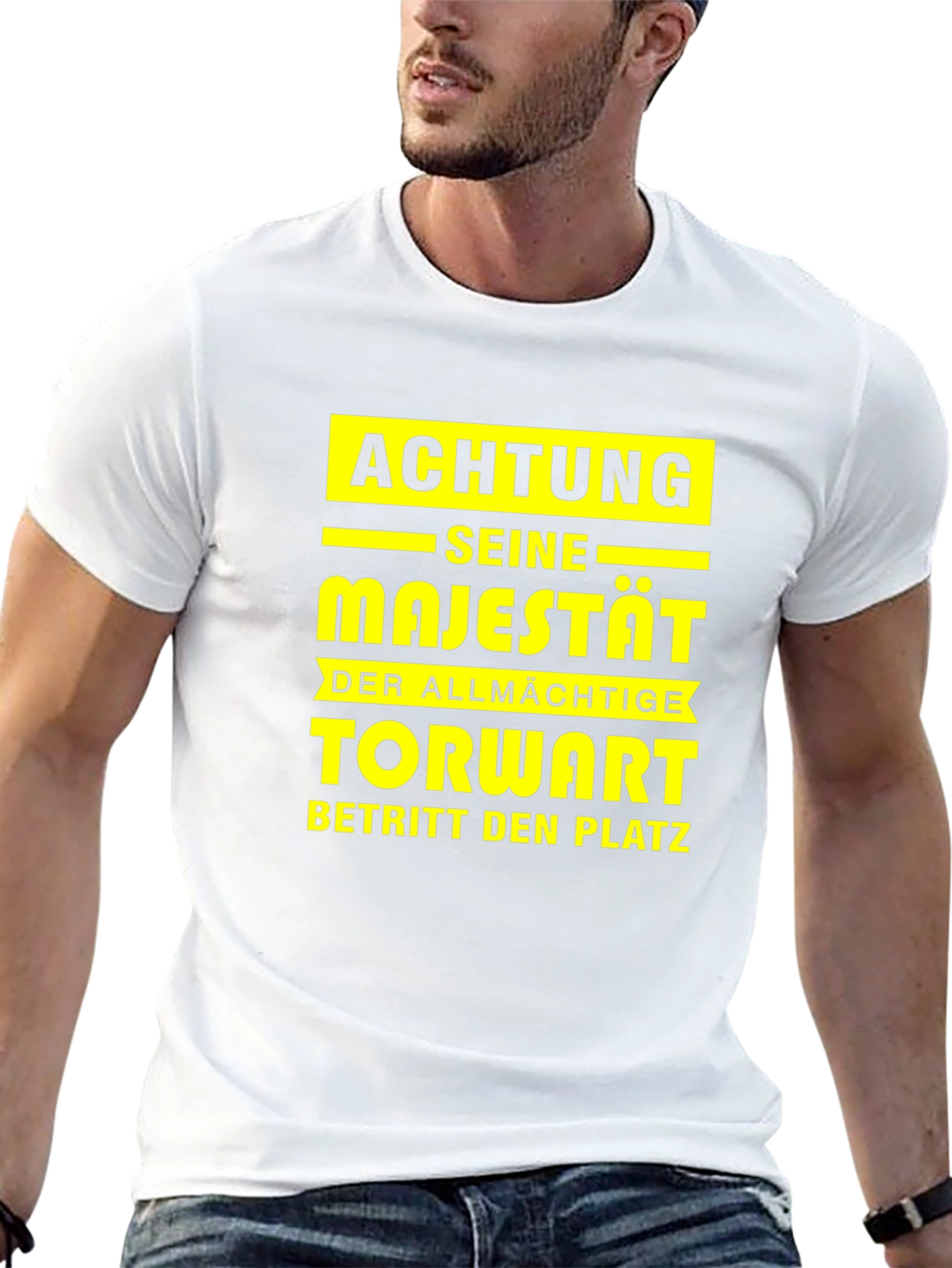 Achtung Seine Majestät T-Shirt: Goalie Pride
