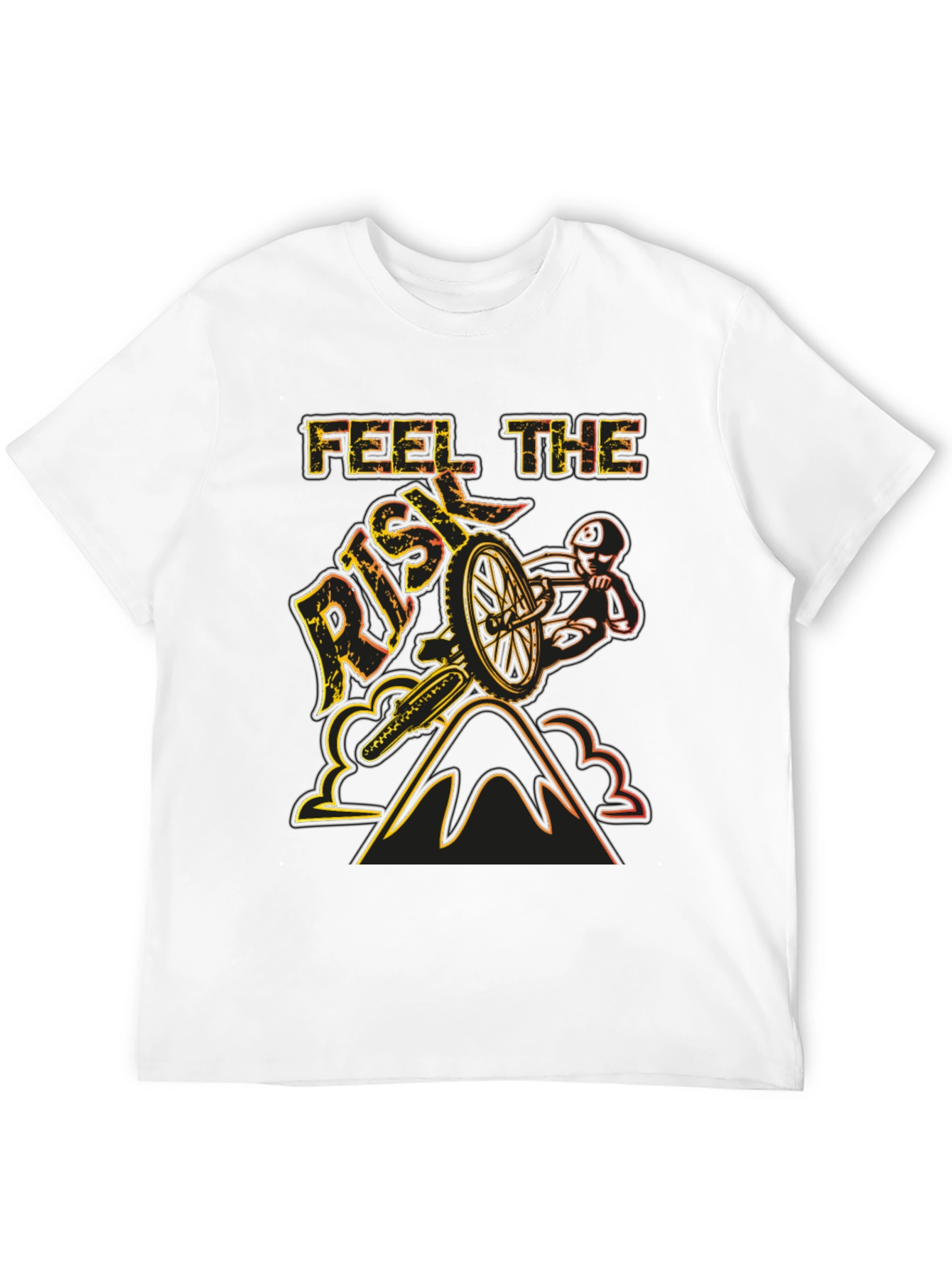Feel The Risk Mountain Bike T-Shirt