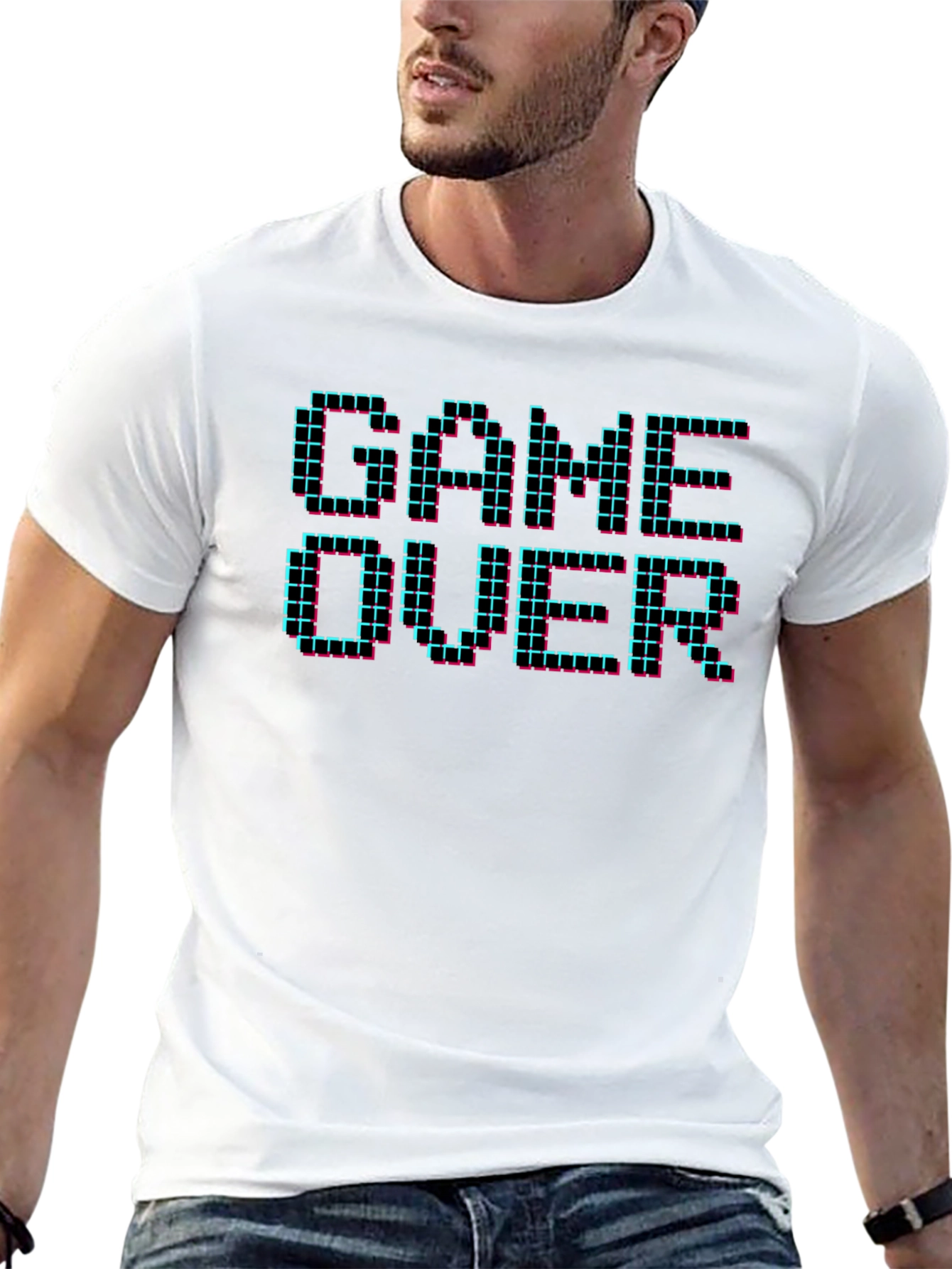 Retro Game Over Graphic T-Shirt