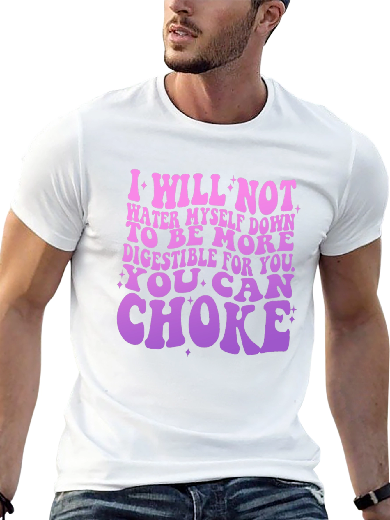Empowering Graphic Tee: I Will Not Water Myself Down