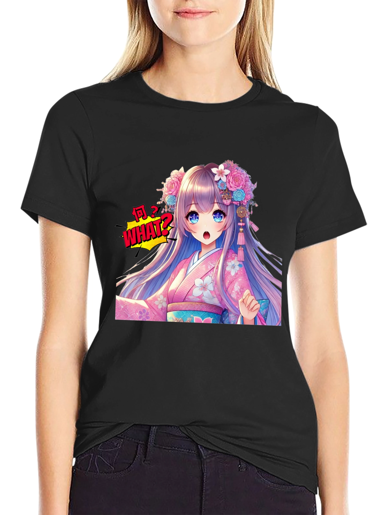 Anime Girl T-Shirt - Manga Style Graphic Tee