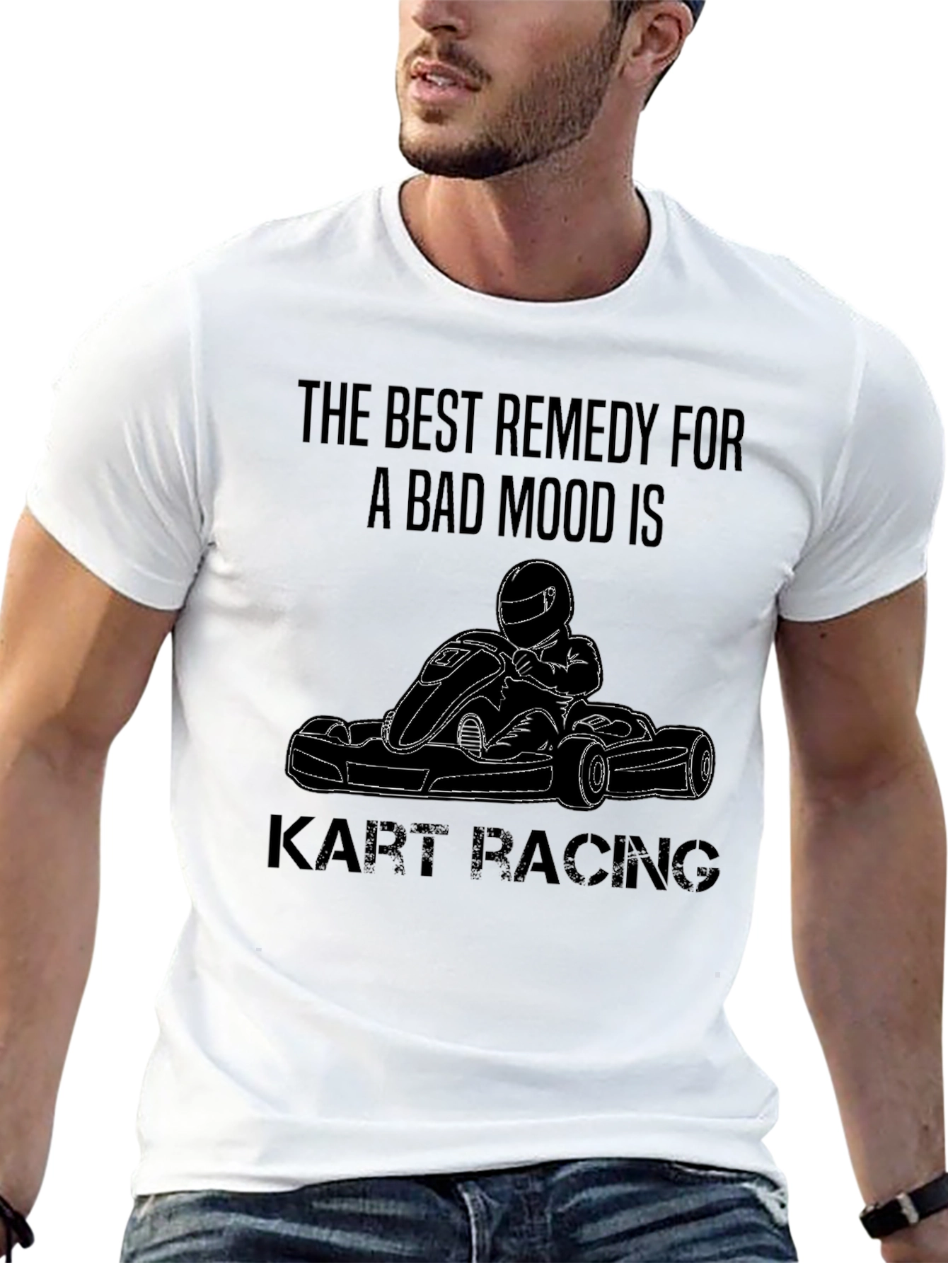 Kart Racing Remedy Black T-Shirt