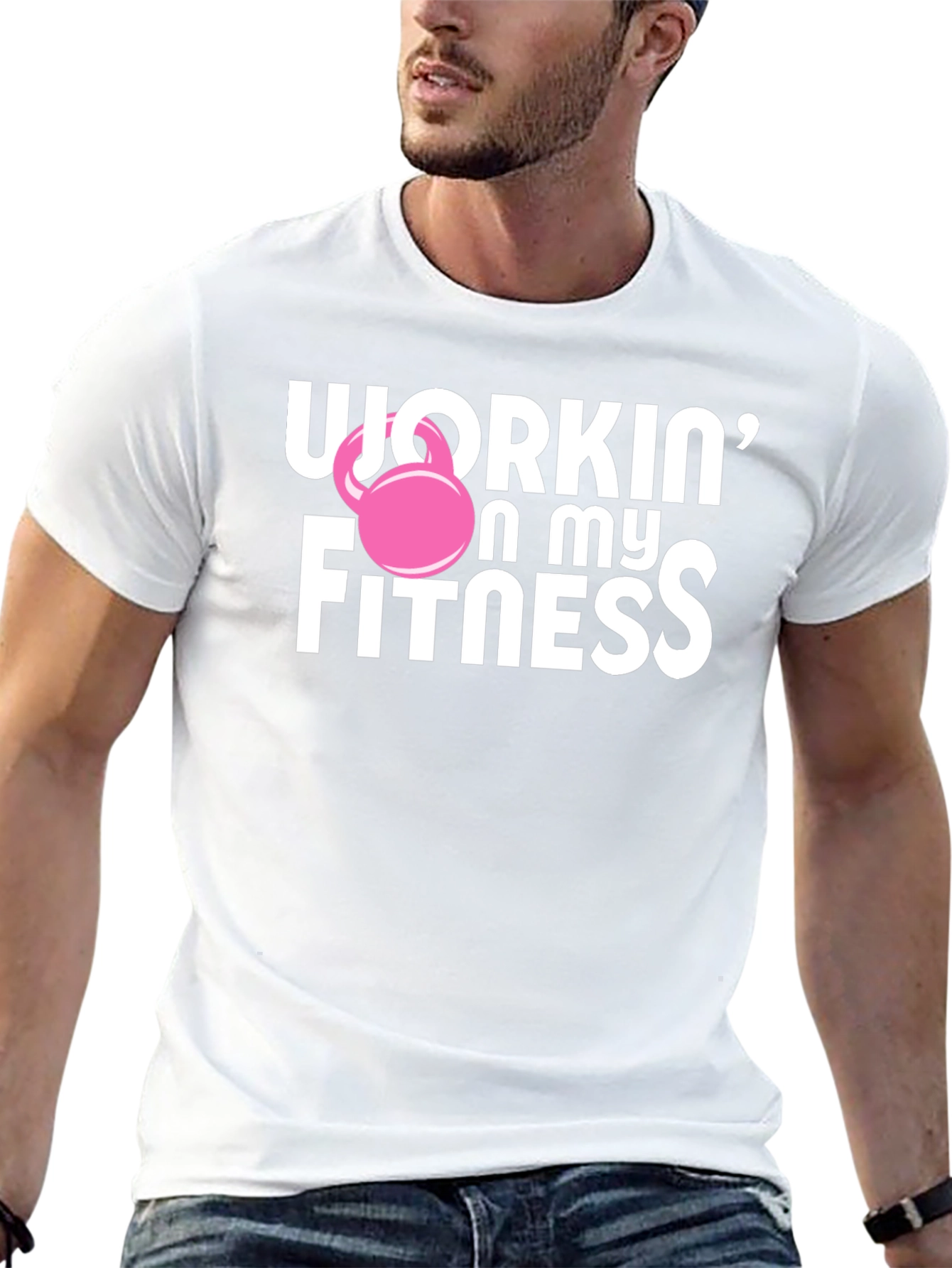 Workin on My Fitness Graphic T-Shirt