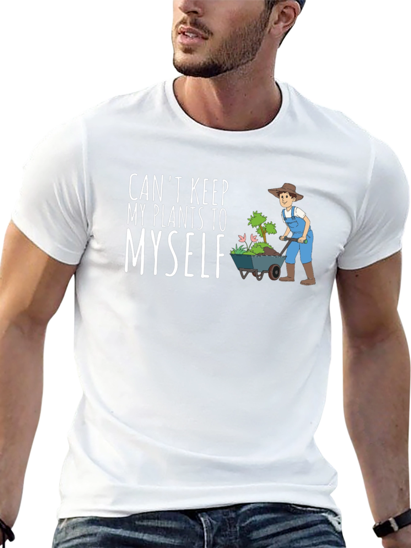 Cant Keep My Plants T-Shirt Gardening Tee