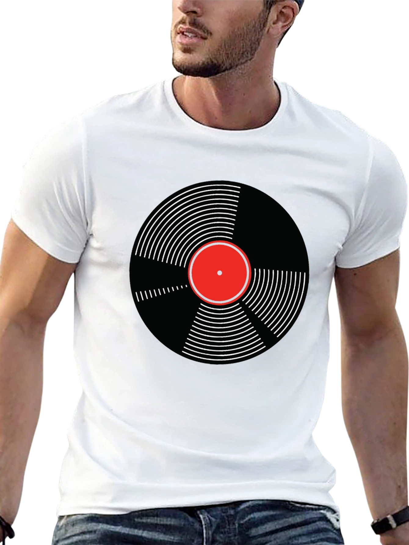 Vinyl Record Graphic T-Shirt