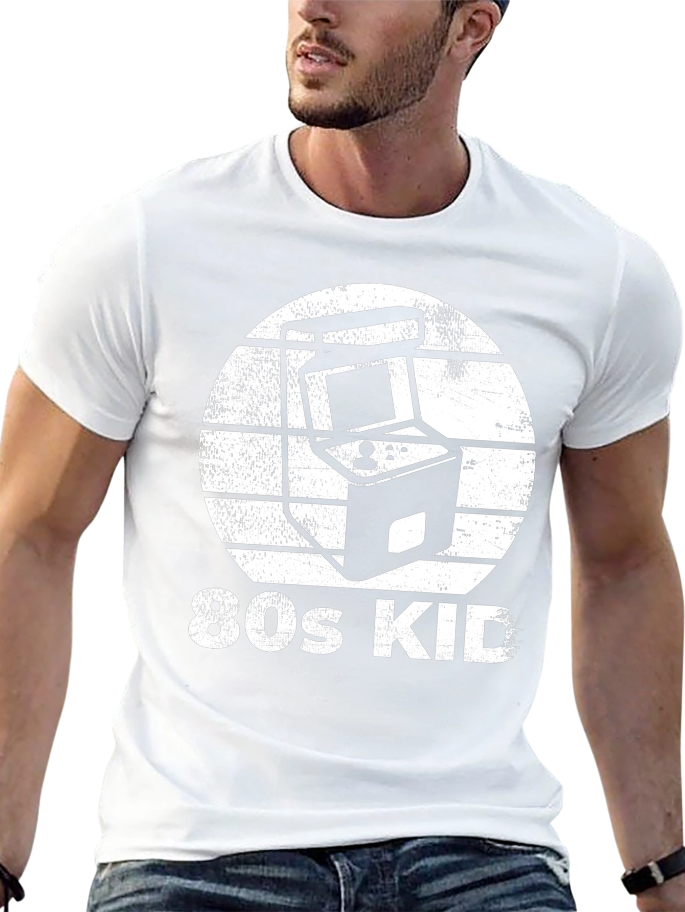80s Kid Arcade Game Graphic Tee