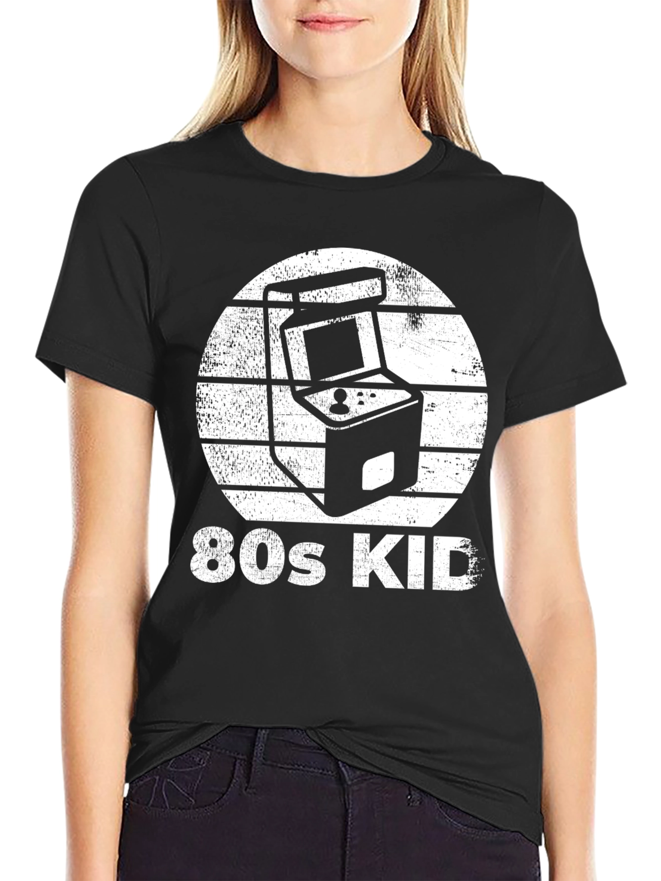 80s Kid Arcade Game Graphic Tee