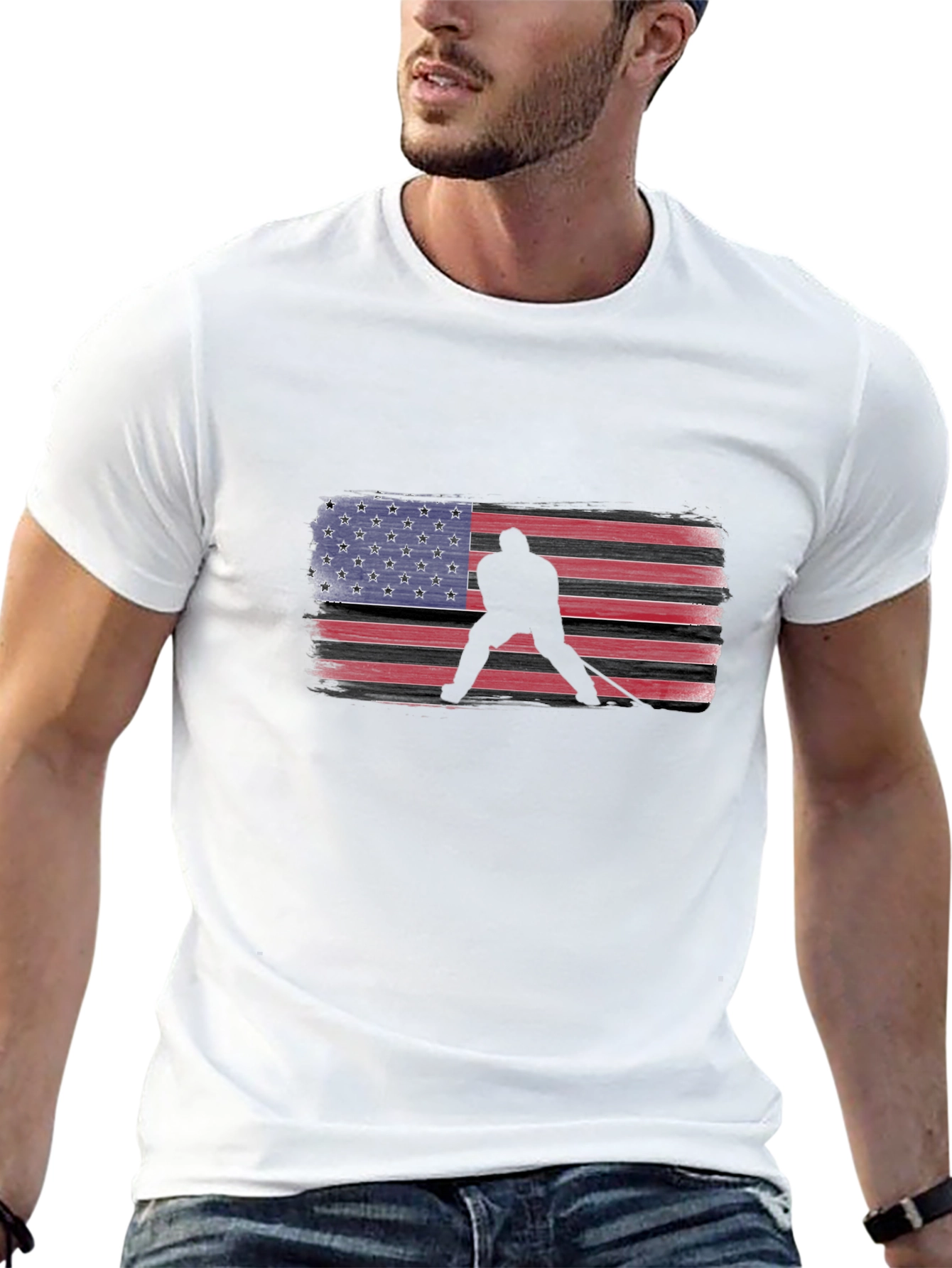 USA Hockey T-Shirt - Patriotic Sportswear