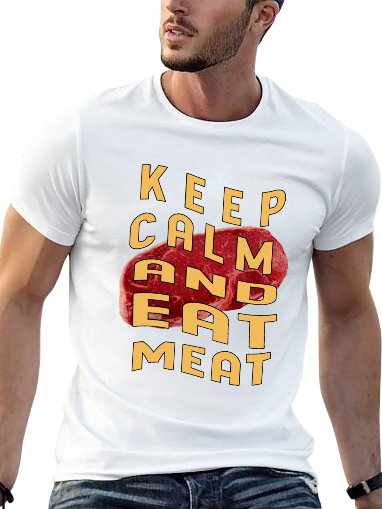 Keep Calm and Eat Meat T-Shirt