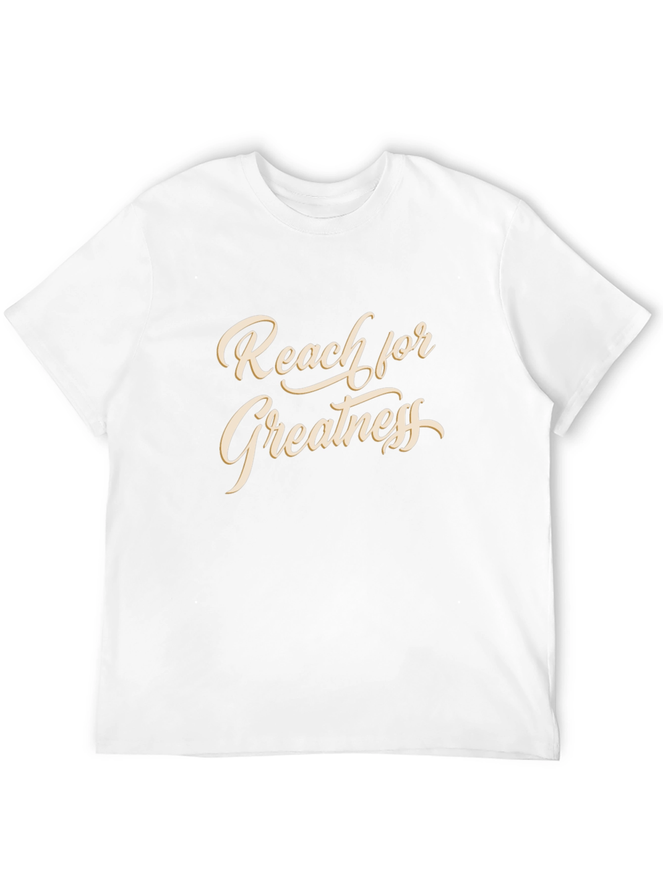 Reach for Greatness T-Shirt - Motivational Black Tee