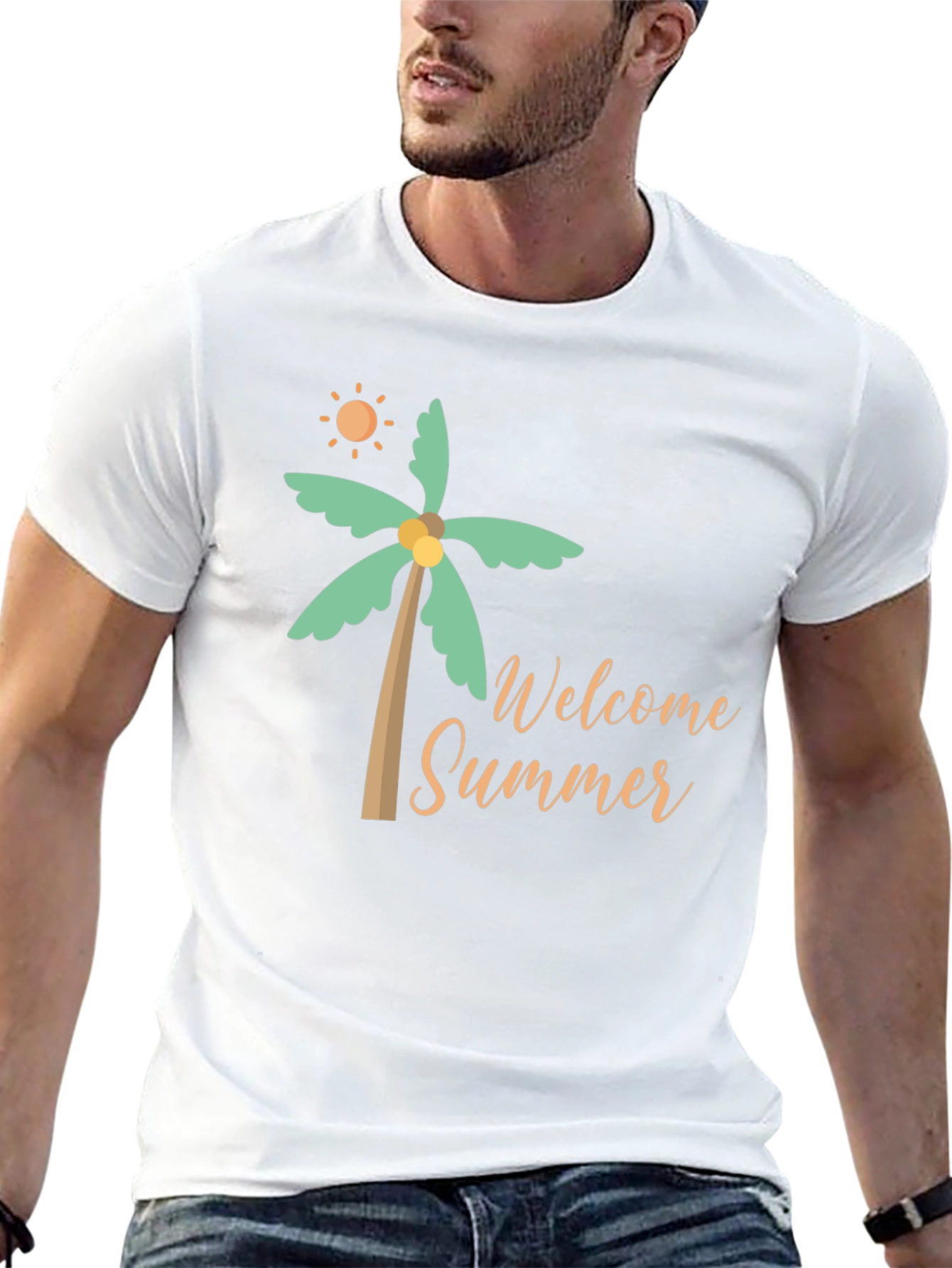 Welcome Summer Black T-Shirt