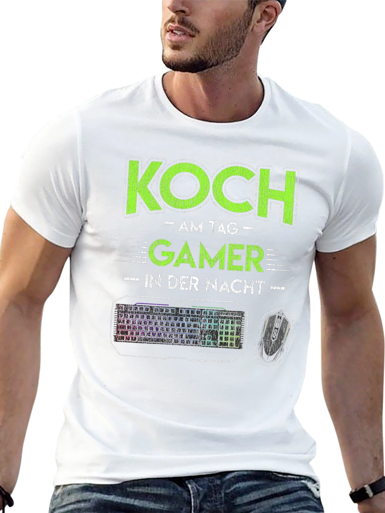 Koch Gamer T-Shirt - Day Chef Night Gamer