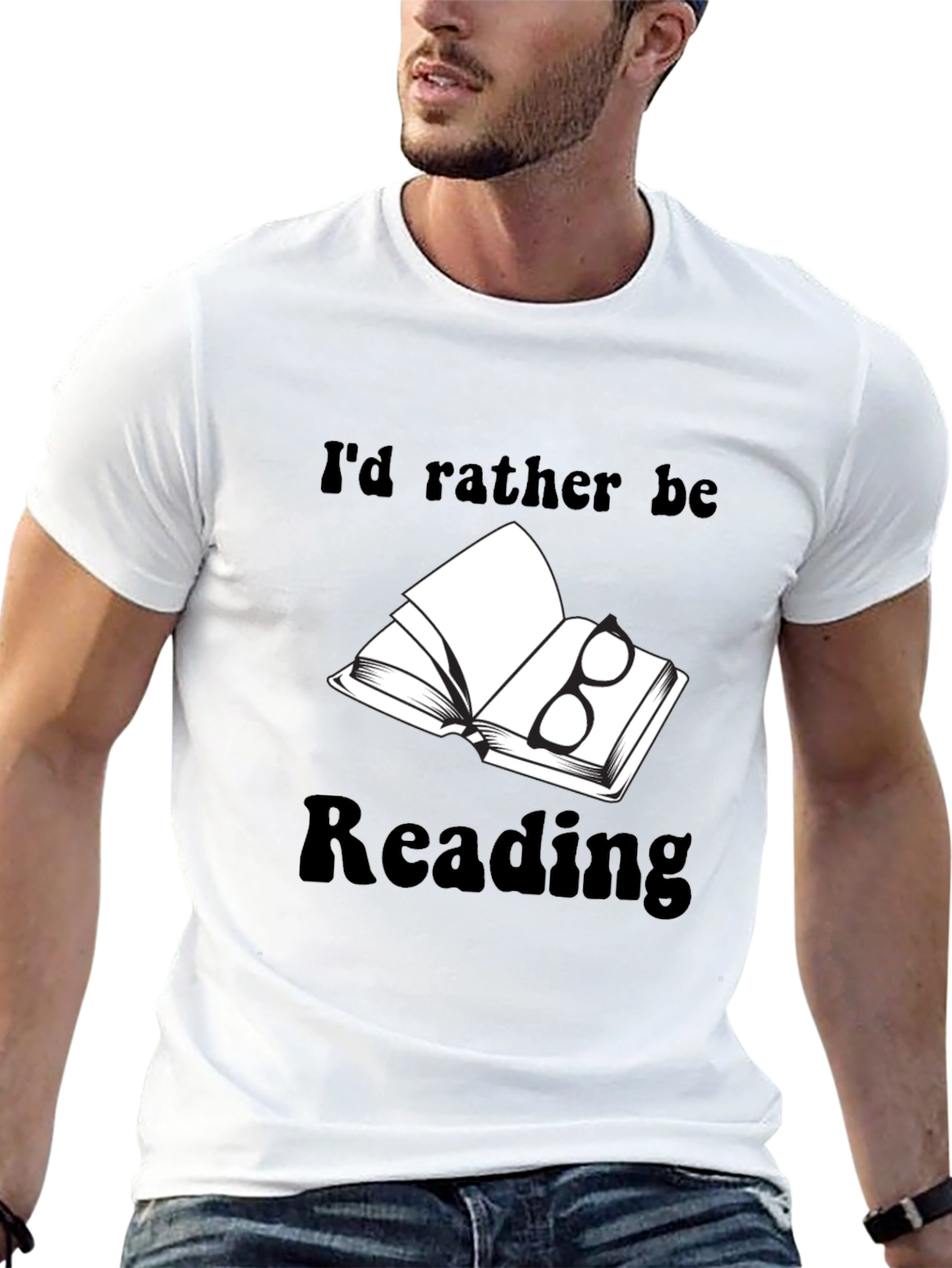 Book Lovers Tee: Id Rather Be Reading