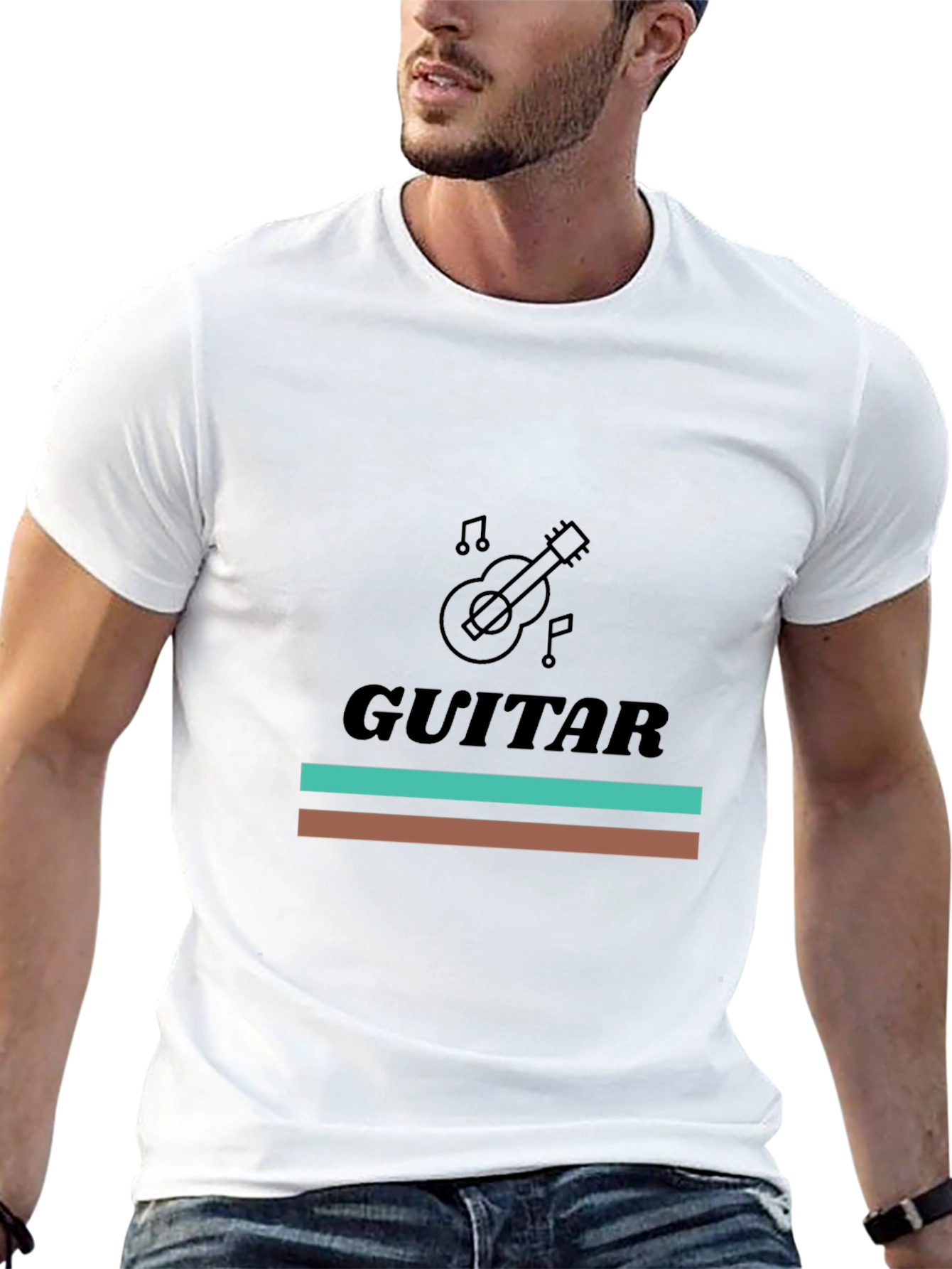Guitar Graphic Tee - Stylish Music Lover T-Shirt