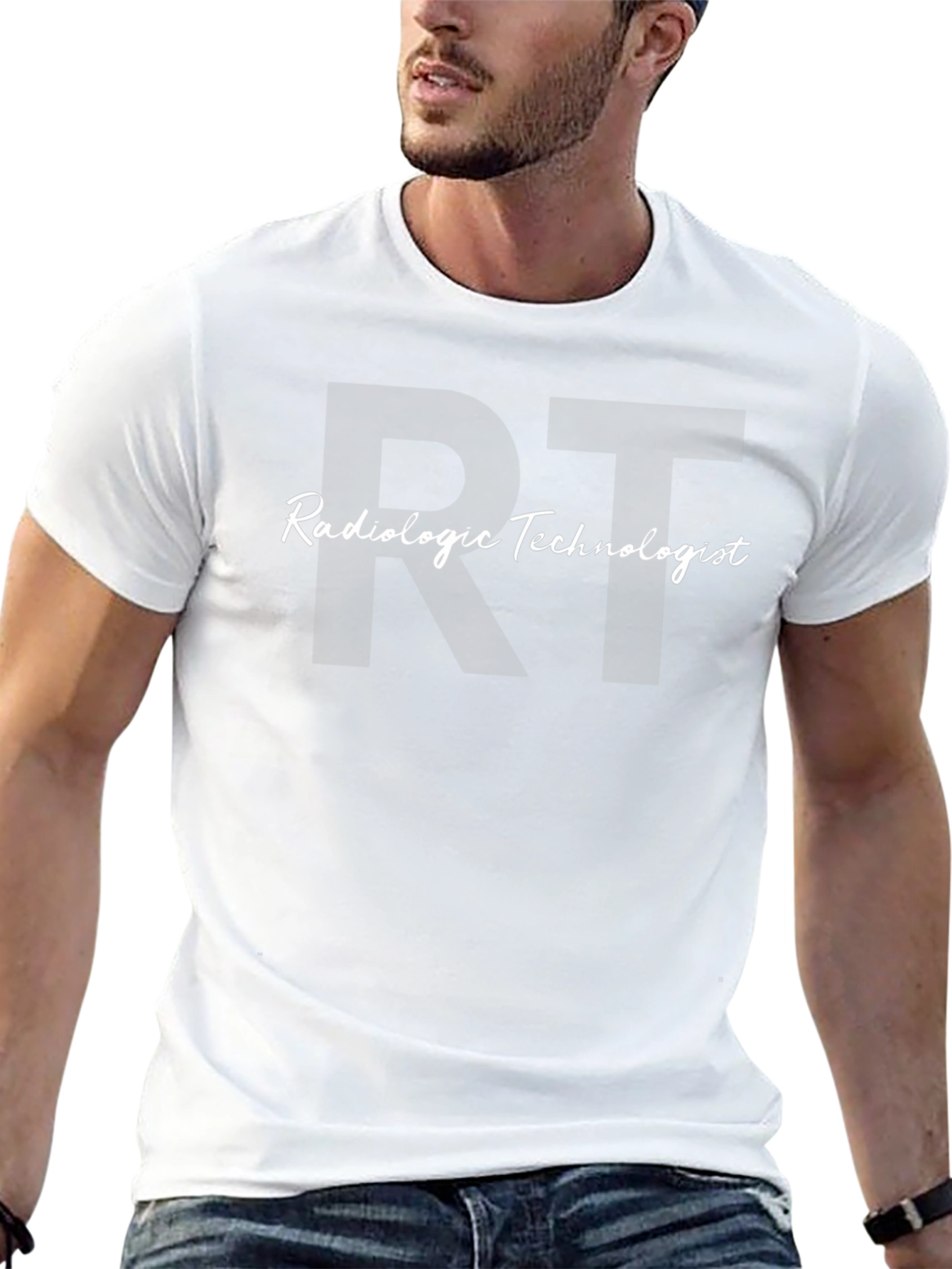 Radiologic Technologist T-Shirt - Black Cotton Blend