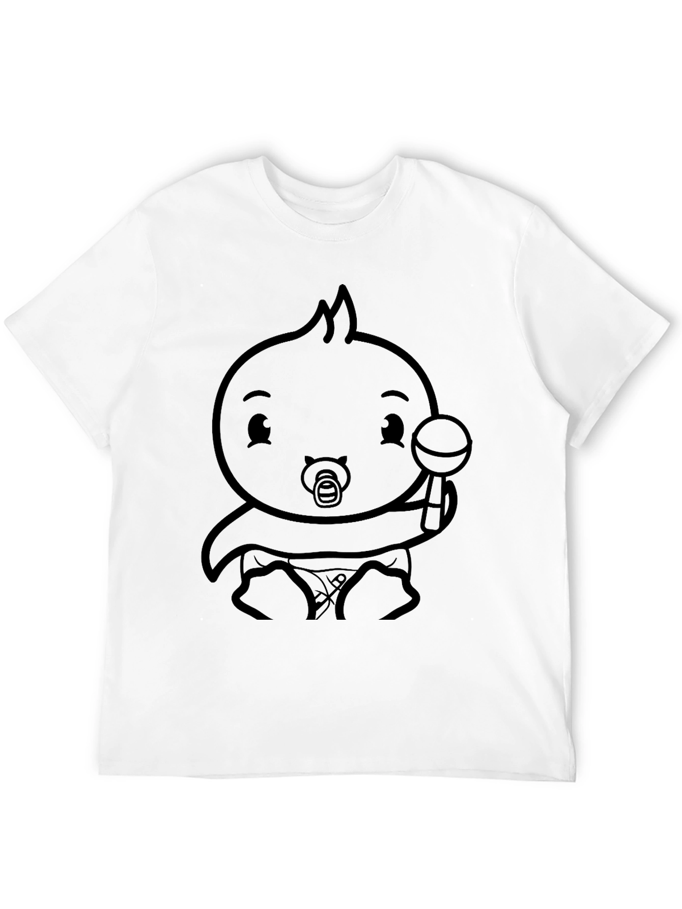 Cute Baby Graphic Tee - Soft Cotton Blend