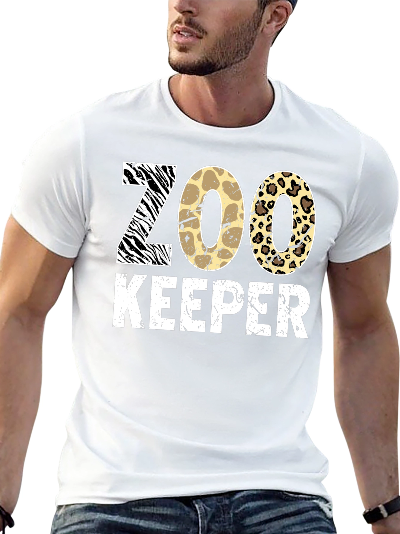 Zoo Keeper Animal Print T-Shirt