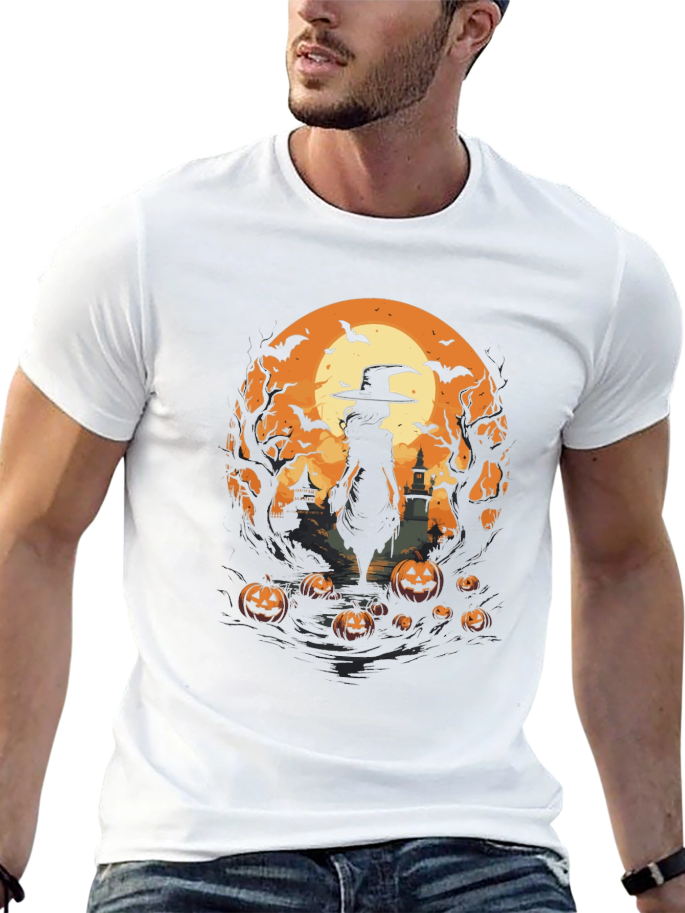 Halloween Witch Graphic Tee