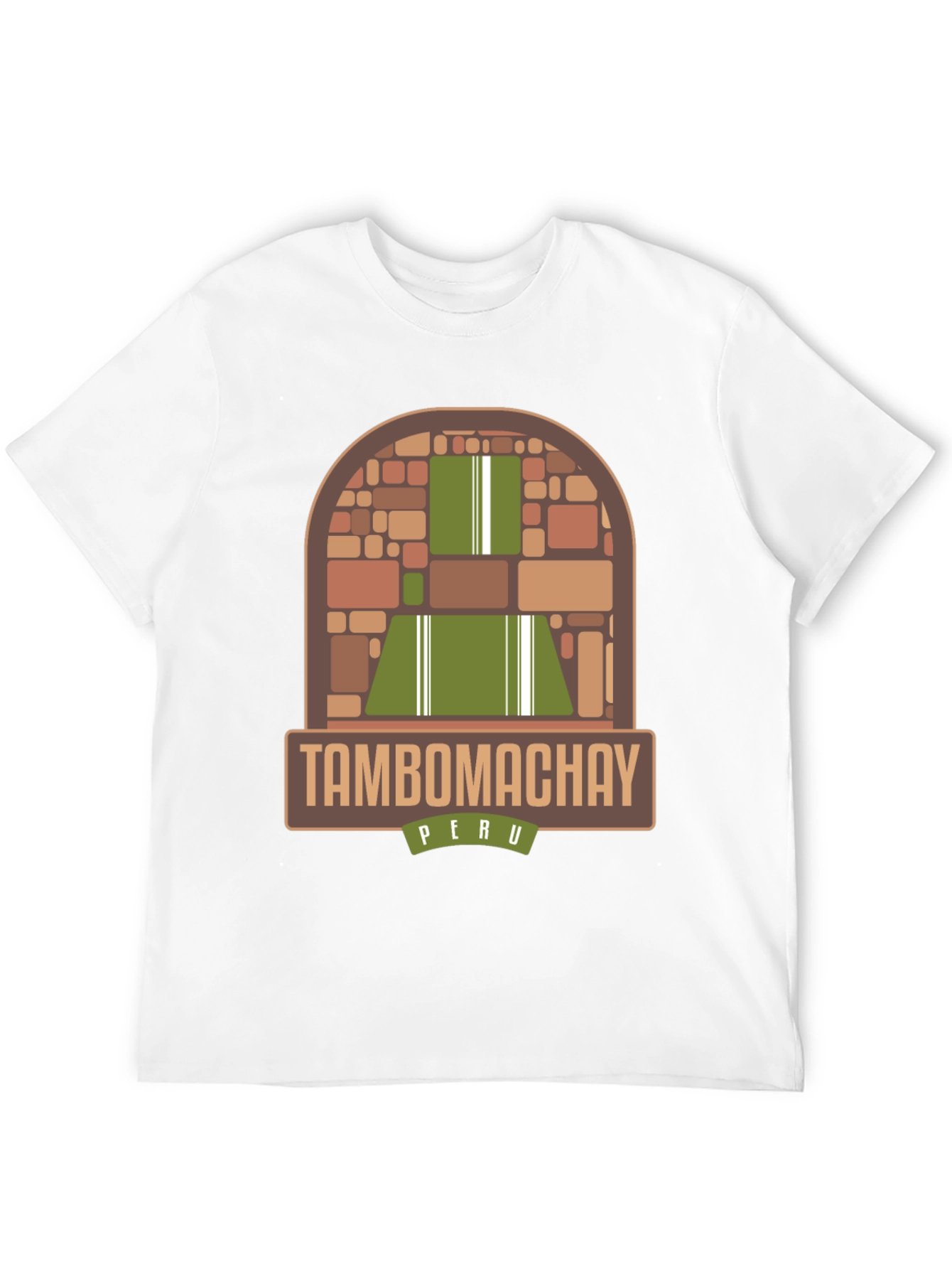 Tambo Machay Peru Graphic Tee - Black Cotton T-Shirt