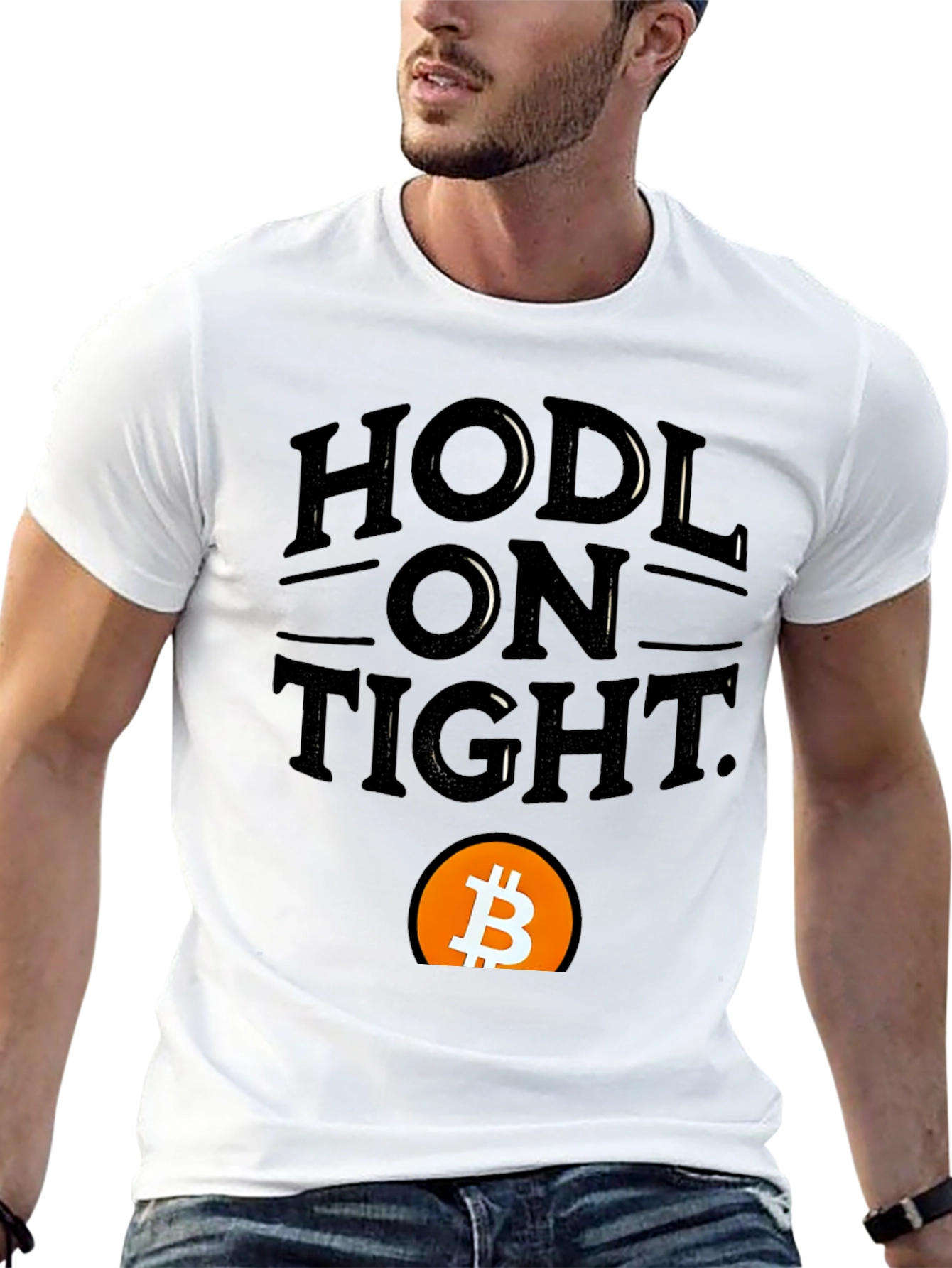 HODL On Tight Bitcoin Crypto T-Shirt