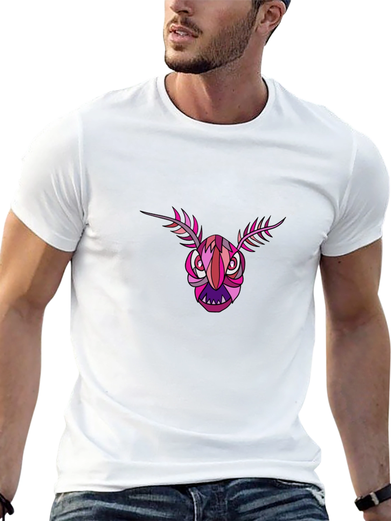 Geometric Moth T-Shirt