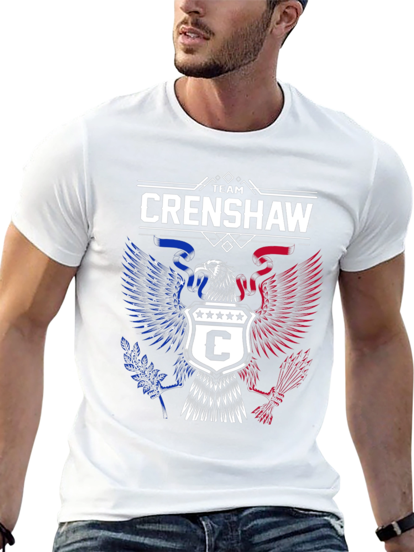 Team Crenshaw Eagle Crest Graphic Tee