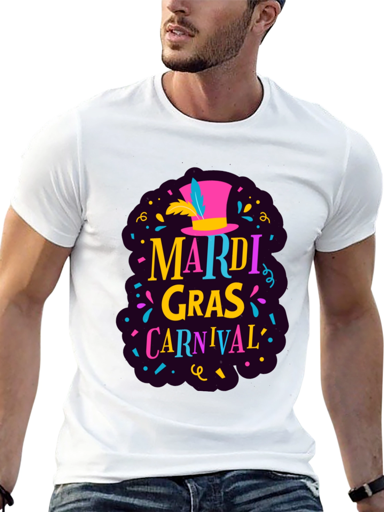 Mardi Gras Carnival Graphic Tee